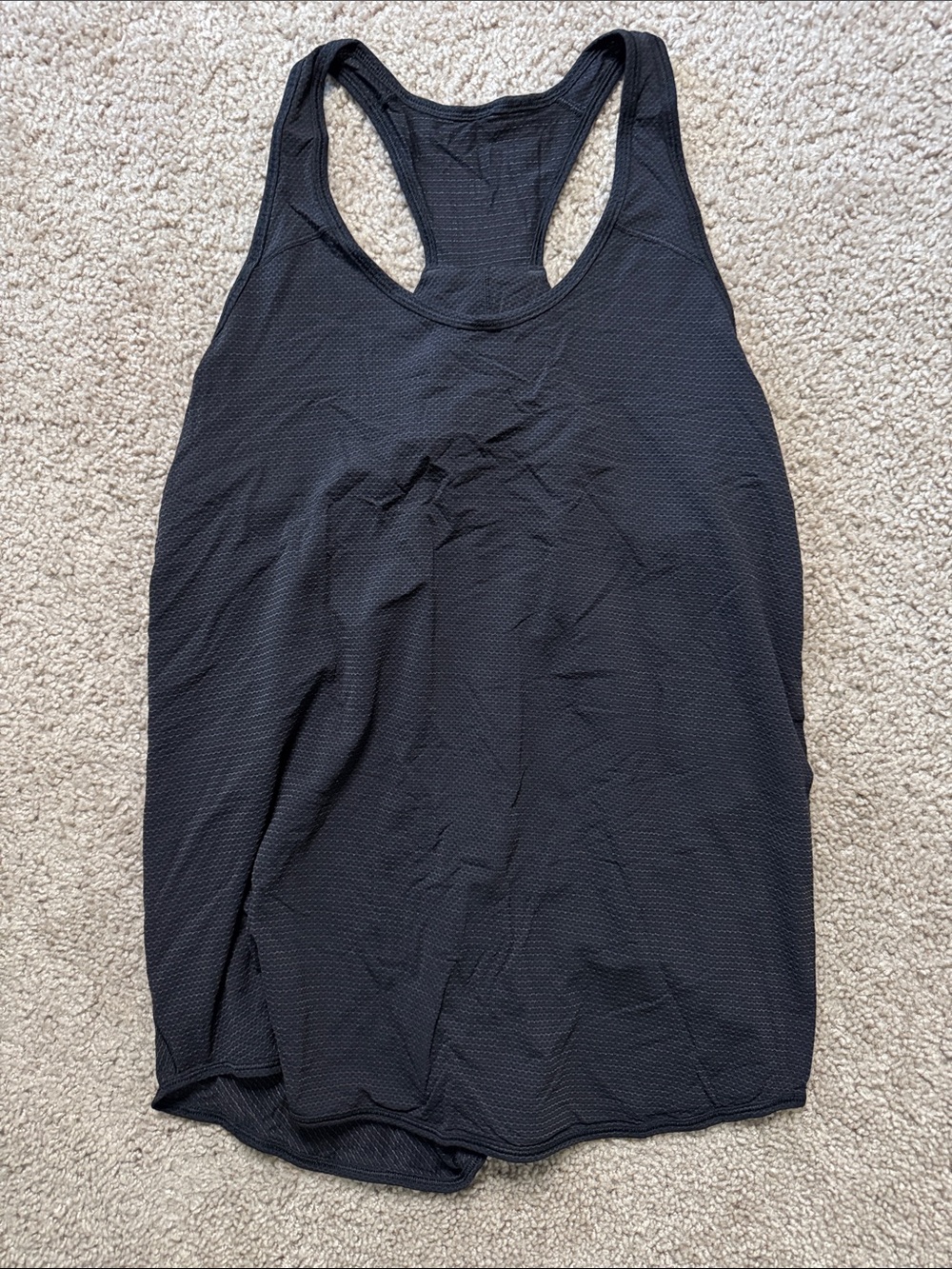 lululemon athletica Black Racerback Training Tank
